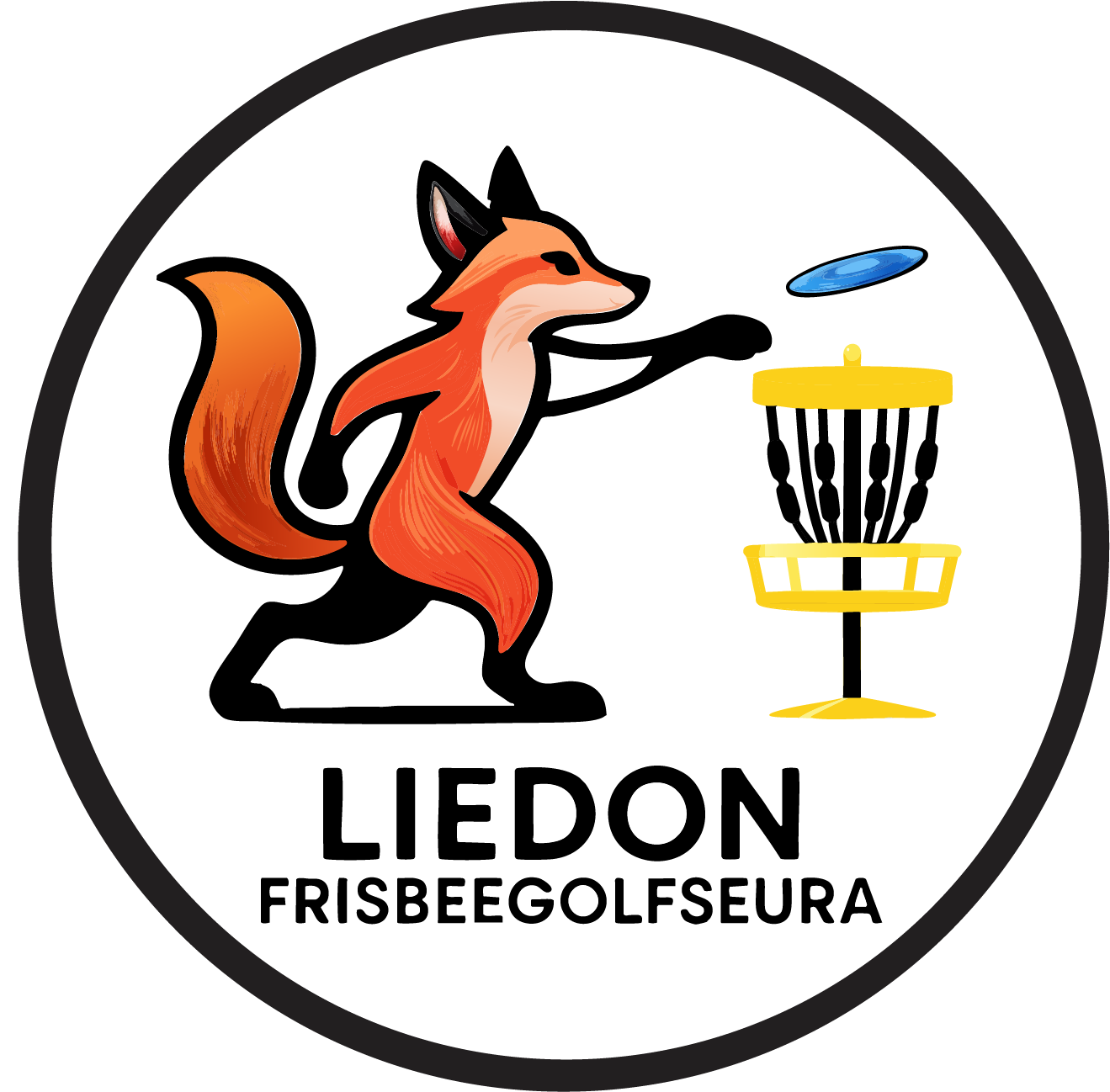 Liedon Frisbeegolfseura logo
